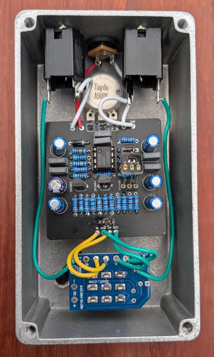 Barn Owl Noise Gate guts
