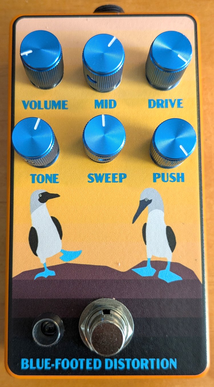 Blue-Footed Distortion front