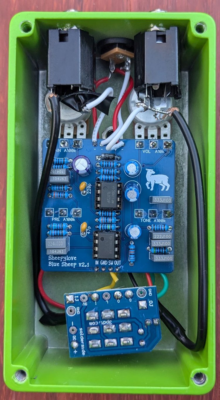 Great Blues Driver guts