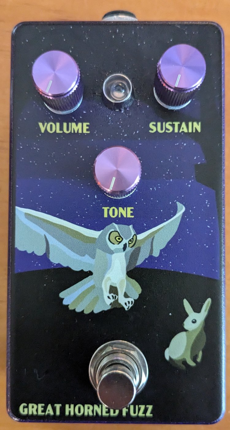 Great Horned Fuzz front