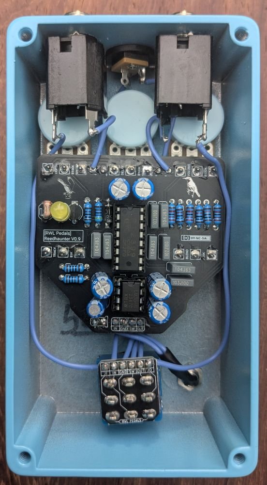 Reedhaunter Fuzz Delay guts