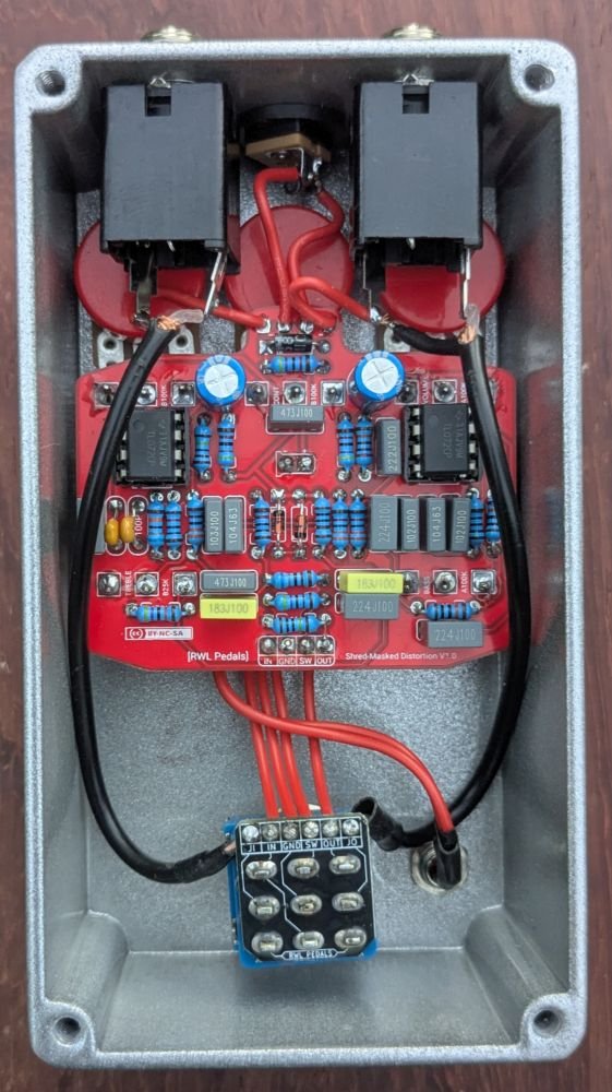 Shred-masked Overdrive guts