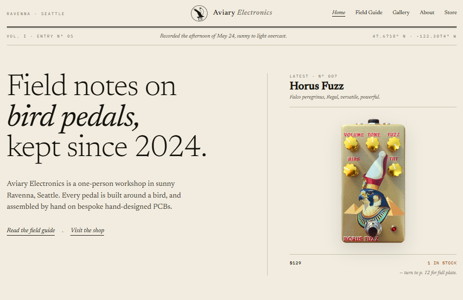 Aviary Electronics